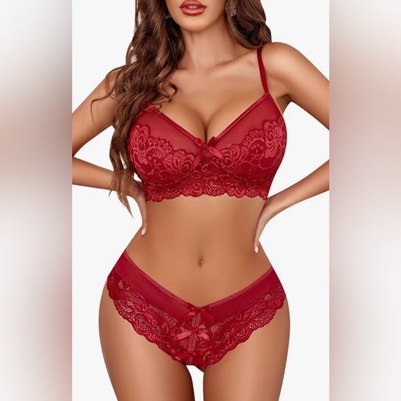 Other - New Lingerie Set for Women Lace Bra and Panty Sets 2 Piece Lace